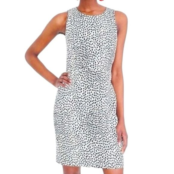 J. Crew Dresses & Skirts - J. Crew Monochrome Dotted Mini Dress